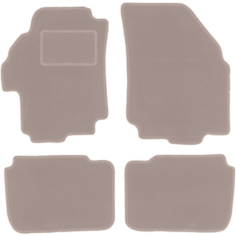 Alfombrillas de terciopelo beige para Suzuki Liana hatchback, sedán, station wagon (2001-2004)