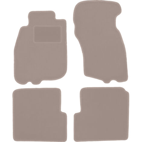 Alfombrillas de terciopelo beige para Volvo S40 I sedán (1995-2004)