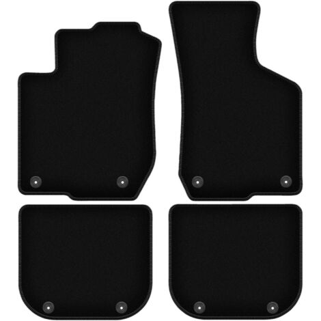 Alfombrillas de terciopelo negro BASIC para Audi A3 8L hatchback (1996-2001)