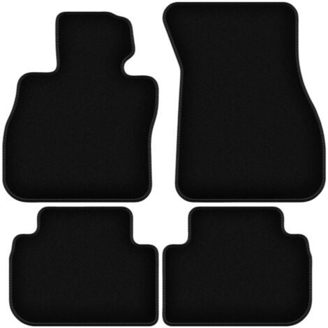 Alfombrillas de terciopelo negro BASIC para BMW 1 F40 hatchback (2019-)