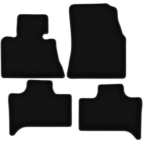 Alfombrillas de terciopelo negro BASIC para BMW X5 E53 2WD (1999-2006)