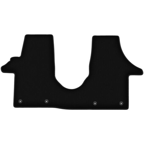 Alfombrillas de terciopelo negro BASIC para furgoneta Volkswagen Transporter T5 (2003-2015)