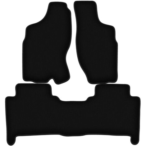 Alfombrillas de terciopelo negro BASIC para: Nissan Terrano II SUV (1993-2005)