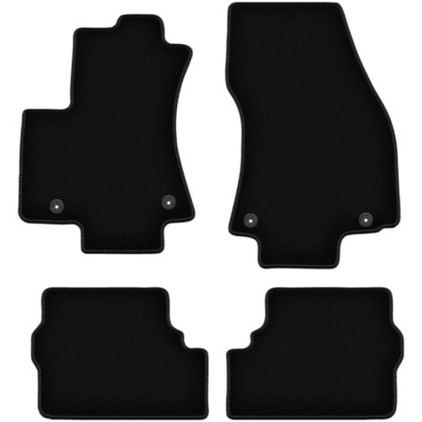 Alfombrillas de terciopelo negro BASIC para: Opel Zafira A monovolumen (1999-2005)