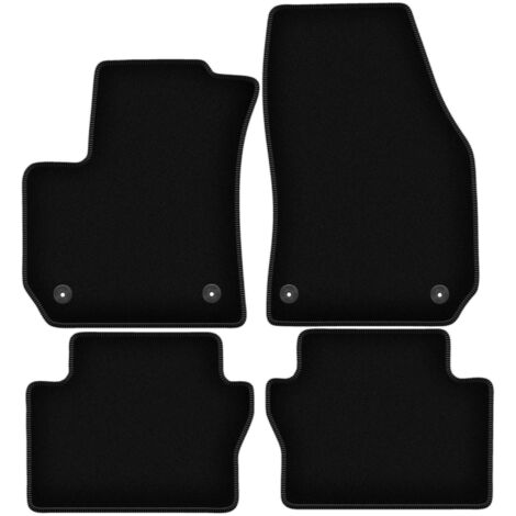 Alfombrillas de terciopelo negro BASIC para Opel Zafira B monovolumen (2005-2014)