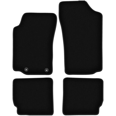 Alfombrillas de terciopelo negro BASIC para Peugeot 306 cabrio (1993-2001)