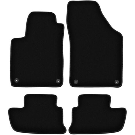 Alfombrillas de terciopelo negro BASIC para Peugeot RCZ Coupé (2010-2015)