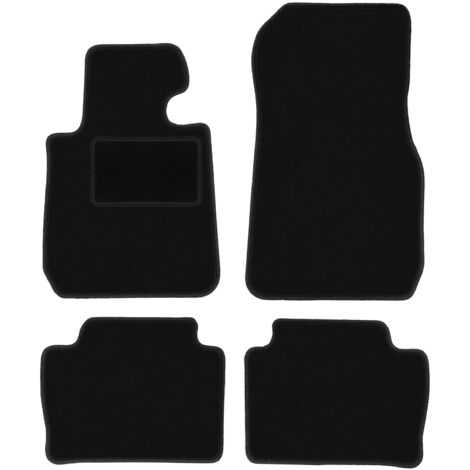 Alfombrillas de terciopelo negro para BMW 3 G20 sedán (2018-)