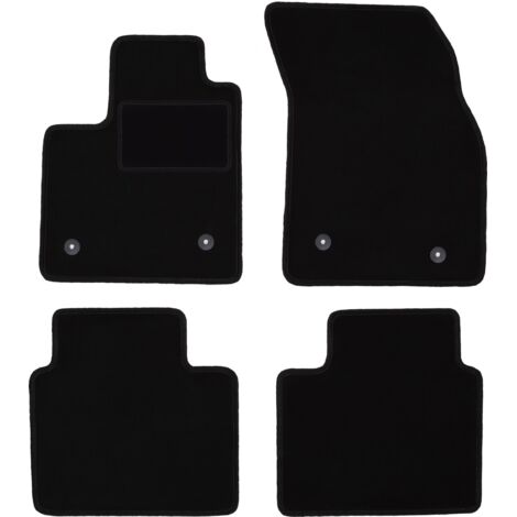 Alfombrillas de terciopelo negro para Ford Focus MK4 hatchback, sedán, familiar, Turnier, Turnier Active (2018-)