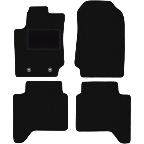 Alfombrillas de terciopelo negro para Ford Ranger Raptor (2019-)