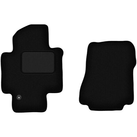 Alfombrillas de terciopelo negro para furgoneta Nissan NV200 (2010-)