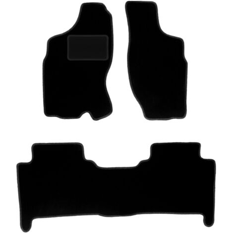 Alfombrillas de terciopelo negro para: Nissan Terrano II SUV (1993-2005)