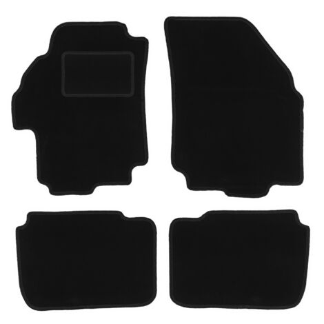 Alfombrillas de terciopelo negro para Suzuki Liana hatchback, sedán, station wagon (2001-2004)