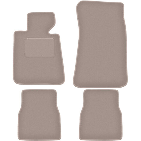 Alfombrillas de terciopelo para BMW 3 E30 Coupé (1982-1994) beige