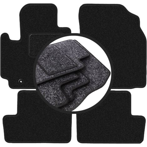 Alfombrillas de terciopelo para coche: Toyota RAV4 II 2WD 5 puertas (2001-2005) antracita