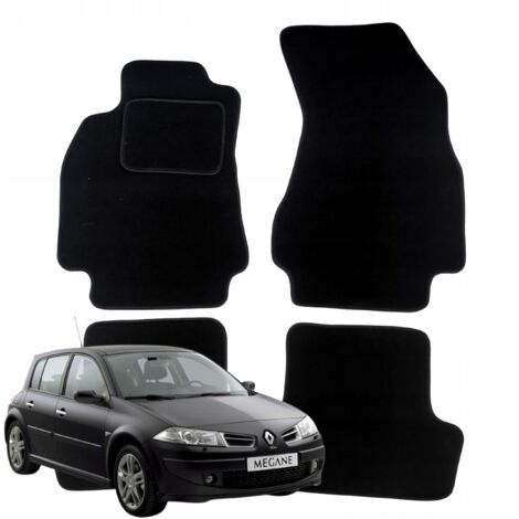 Alfombrillas de terciopelo para Renault Megane 2 2002-2009, limpiaparabrisas para coche B