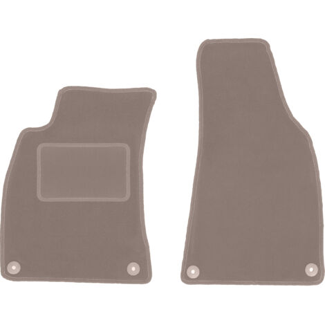 Alfombrillas delanteras beige para: Audi A4 B6 sedán, familiar, avant (2001-2004)