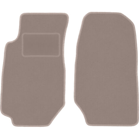 Alfombrillas delanteras beige para Ford Granada sedán (1972-1985)