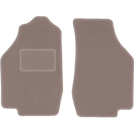 Alfombrillas delanteras beige para Honda Civic III hatchback (1983-1987)