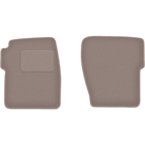 Alfombrillas delanteras beige para Land Rover Discovery II todoterreno (1998-2004)