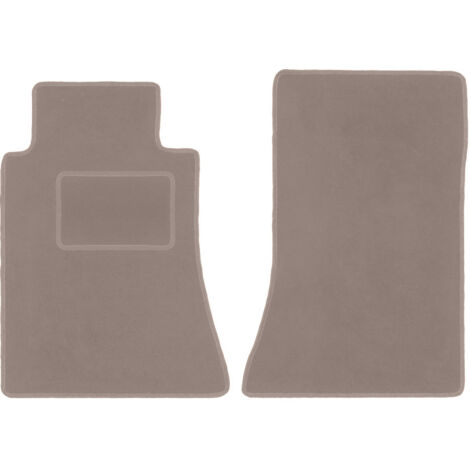 Alfombrillas delanteras beige para: Mercedes E W124 sedán, familiar (1984-1997)