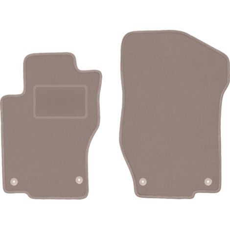 Alfombrillas delanteras beige para Mercedes ML W164 SUV (2005-2011)