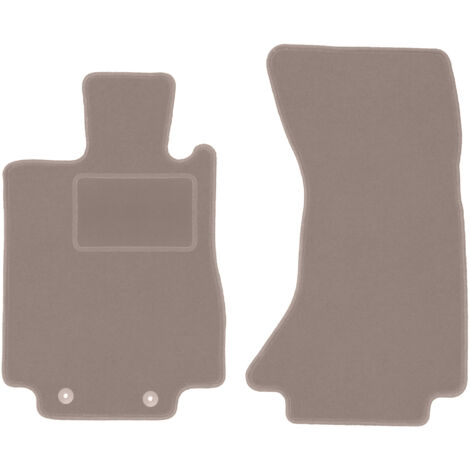 Alfombrillas delanteras beige para: Mercedes S W220 4Matic corto (1998-2005)