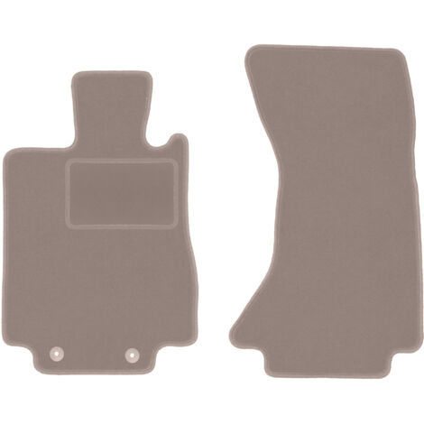 Alfombrillas delanteras beige para: Mercedes S W220 4Matic largo (1998-2005)