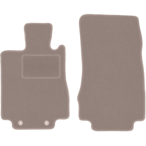 Alfombrillas delanteras beige para: Mercedes S W220 largo (1998-2005)