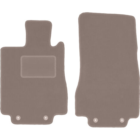 Alfombrillas delanteras beige para: Mercedes S W220 sedán corto (1998-2005)