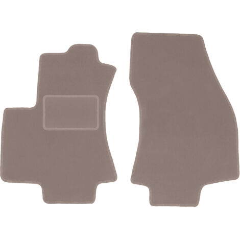Alfombrillas delanteras beige para: Opel Zafira A monovolumen (1999-2005)