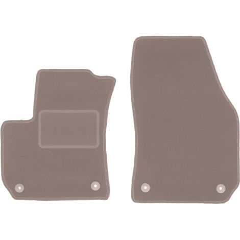 Alfombrillas delanteras beige para: Opel Zafira B monovolumen (2005-2014)