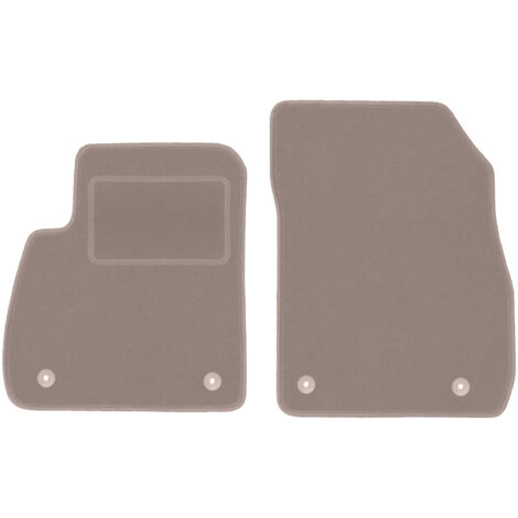 Alfombrillas delanteras beige para: Opel Zafira C 7 plazas (2012-2019)