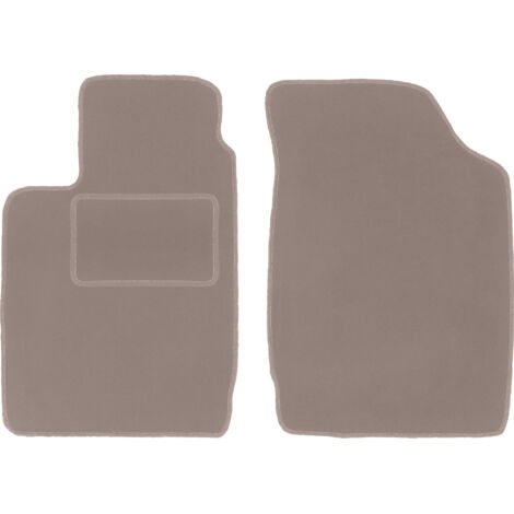 Alfombrillas delanteras beige para Renault Clio II hatchback (1998-2005)