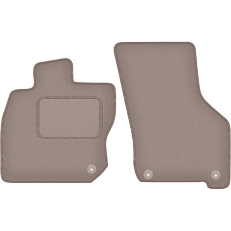 Alfombrillas delanteras beige para: Skoda Audi A3 8Y MHEV 0 (2020-)