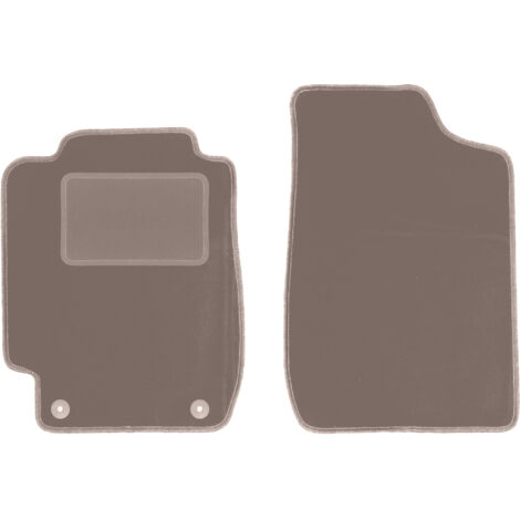 Alfombrillas delanteras beige para Toyota Corolla E10 hatchback, station wagon, sedán (1992-1997)