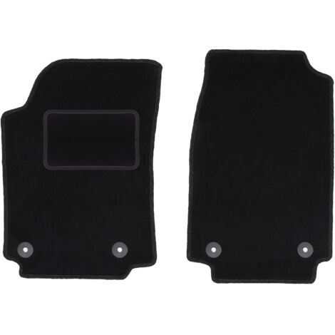 Alfombrillas delanteras negras para Audi 100 C4 avant, familiar, sedán (1991-1994)