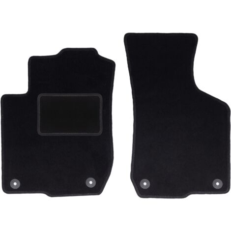 Alfombrillas delanteras negras para Audi A3 8L hatchback (1996-2001)