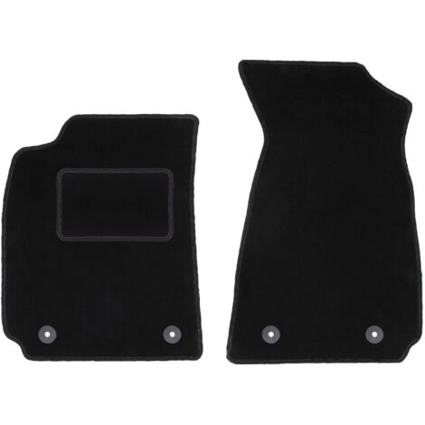 Alfombrillas delanteras negras para Audi A4 B5 FL sedán, familiar, avant (1999-2001)