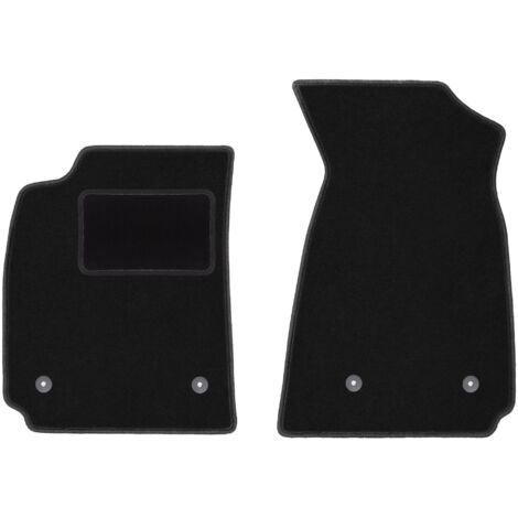 Alfombrillas delanteras negras para Audi A4 B5 sedán, familiar, avant (1995-1999)