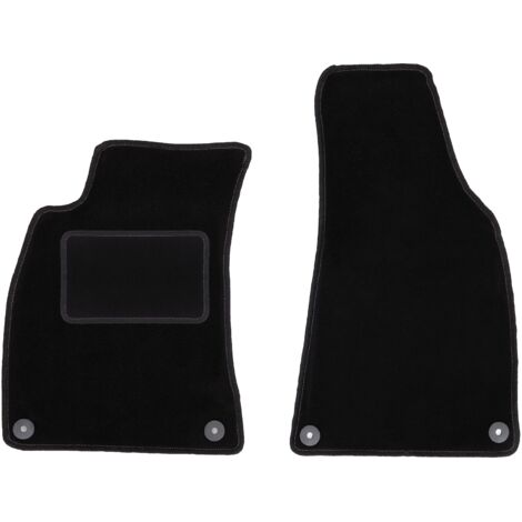 Alfombrillas delanteras negras para Audi A4 B7 sedán, familiar, avant (2001-2004)