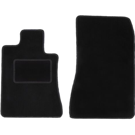 Alfombrillas delanteras negras para: BMW 3 E30 sedán, familiar (1982-1994)