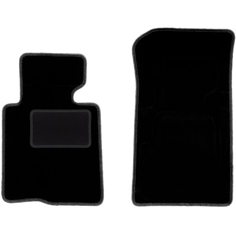 Alfombrillas delanteras negras para: BMW 3 E46 Cabrio (2000-2007)