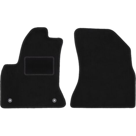 Alfombrillas delanteras negras para Citroën C4 Picasso I monovolumen (2006-2013)