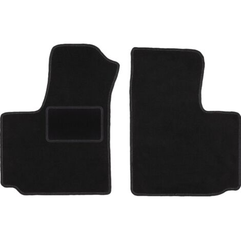 Alfombrillas delanteras negras para: FIat Doblo I kombivan (2000-2009)