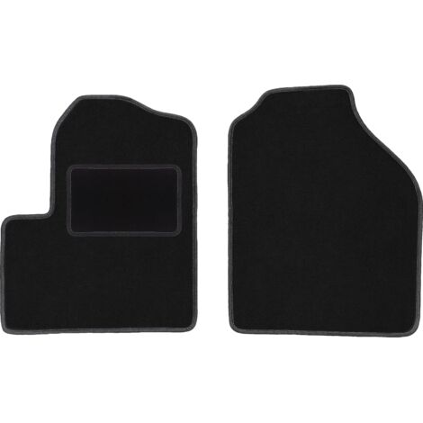 Alfombrillas delanteras negras para Ford Transit Connect Kombivan (2003-2012)