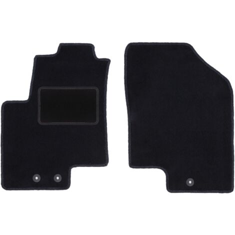 Alfombrillas delanteras negras para Hyundai ix20 minivan (2010-2018)