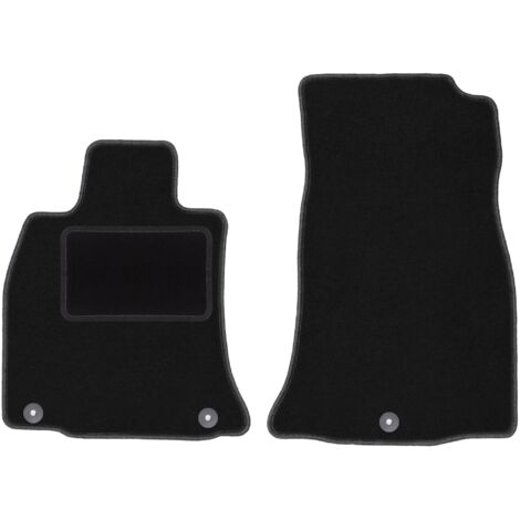 Alfombrillas delanteras negras para Kia Stinger 2WD liftback (2017-)