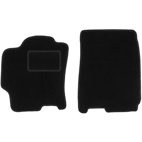 Alfombrillas delanteras negras para Mazda 323 BJ sedán, hatchback, break, station wagon (1998-2003)