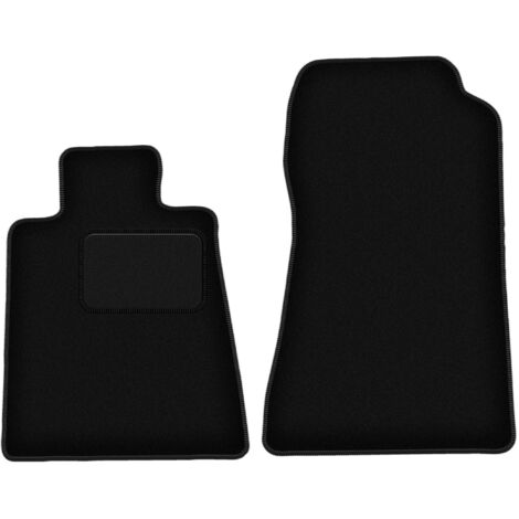 Alfombrillas delanteras negras para: Mercedes C140 / W140 coupé (1992-1999)